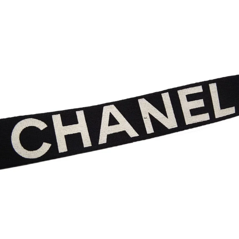 Chanel Black GI Belt 94A #75/30 Small Good 130962